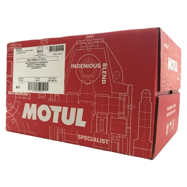 Motul 3000 10W40 4T Motosiklet Motor Yağı 12 Adet 12L Yüksek Performans ve Dayanıklılık
