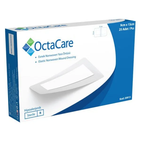Octacare Esnek Nonwoven Yara Örtüsü 9CMX15CM 20915
