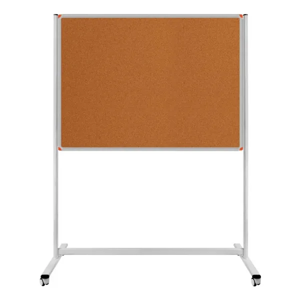 Panda 90X180 cm Sabit Tek Taraflı- Tekerlekli Ayaklı Mantar PANO-PAN172