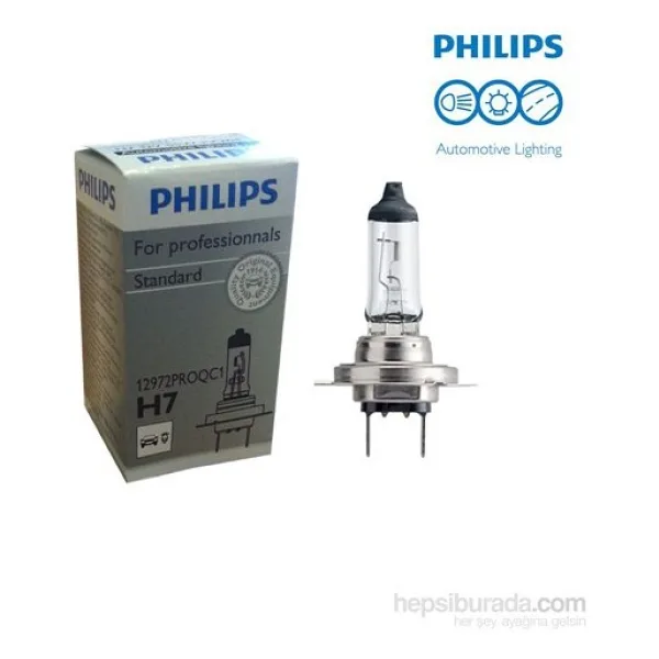 Philips H7 ProQuartz Standart Ampül Yüksek Parlaklık ve Uzun Ömürlü