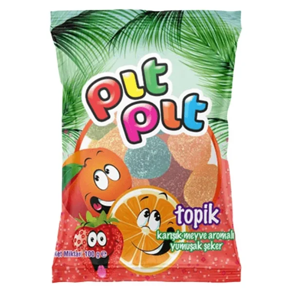 Pıt Pıt Topik Karışık Yumuşak Şeker 100 gr