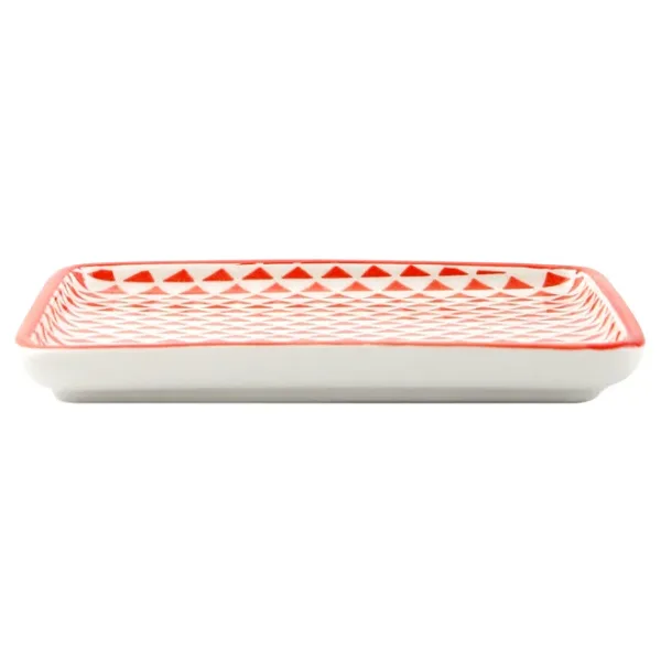 Porland Mix&Match Kırmızı Kayık Tabak 15 cm 04STY005206