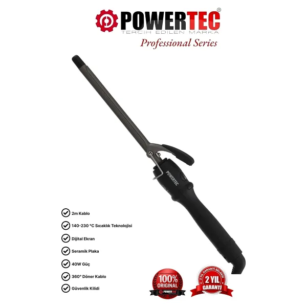 Powertec TR-13 13 mm Profesyonel Saç Maşası