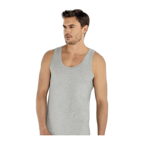 Şahinler Geniş Askılı Penye Atlet ME005 XXL - Gri