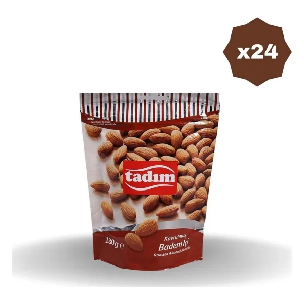Tadım TADIM KAVRULMUŞ BADEM İÇİ 180 GR X 24 ADET