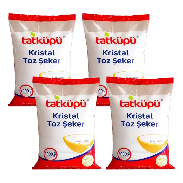 Tatküpü Toz Şeker 2 Kg X 4 Adet