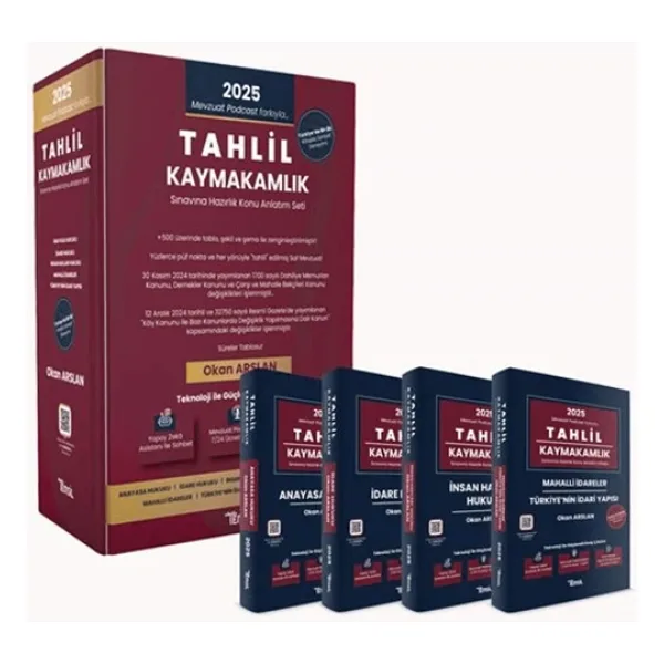 Temsil Kitap Tahlil Kaymakamlık Sınavına Hazırlık Konu Anlatım Seti / Okan Arslan / Temsil Kitap /