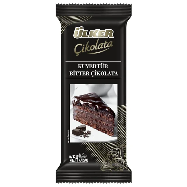 Ülker Kuvertür Bitter Çikolata 200 gr