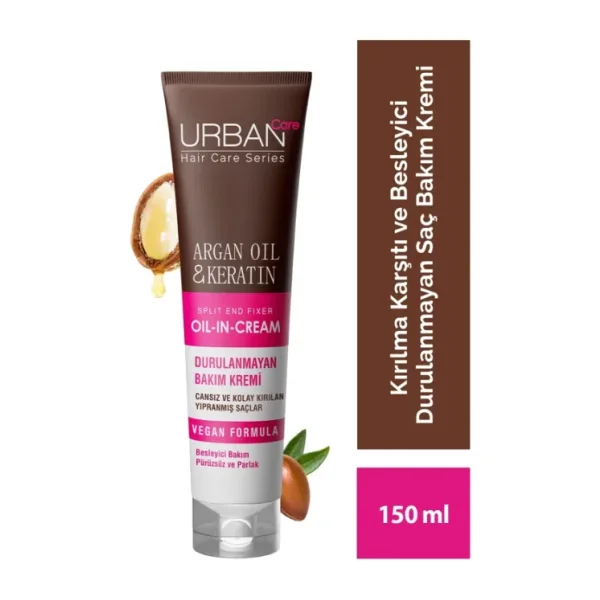 Urban Care Argan Oil & Keratin 150 ml Durulanmayan Saç Kremi