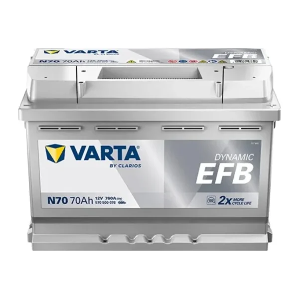 Varta Blue Dynamic N70 Start-Stop EFB 12 V 70 Ah 760 CCA Akü - 2025