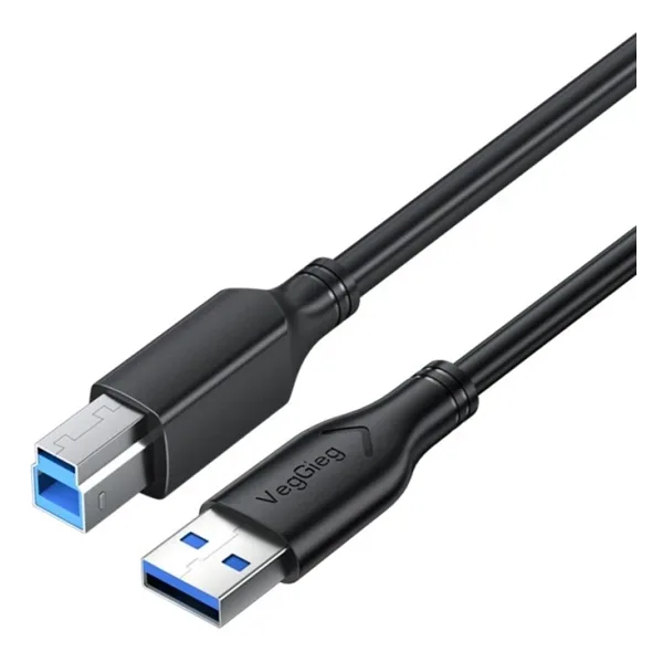 VegGieg USB A Printer Tarayıcı Yazıcı Data Kablosu 5 Metre
