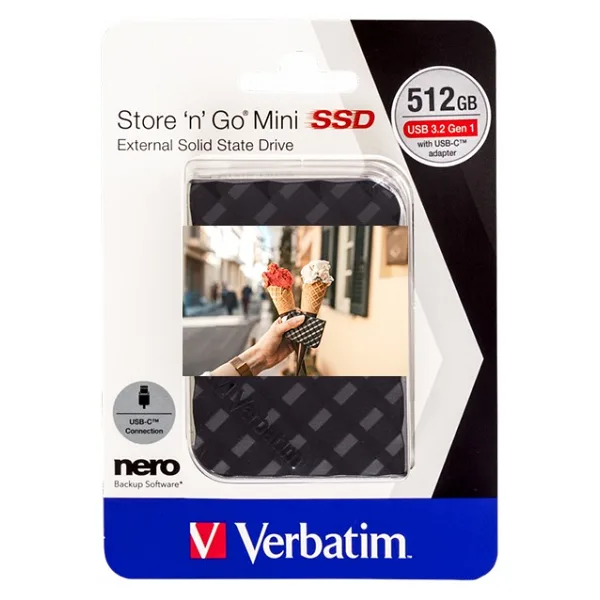 Verbatim 53236 Store'N Go Mini USB 3.2 512 GB Taşınabilir SSD