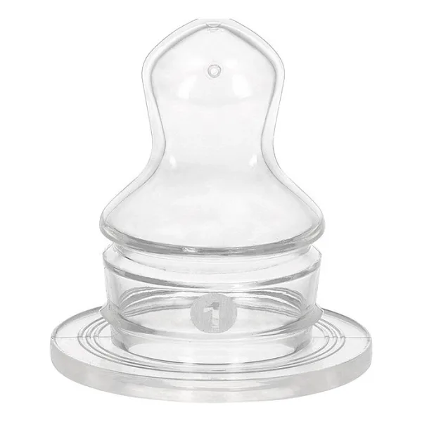 Wee Baby Silikon Damaklı Biberon Emziği No: 1