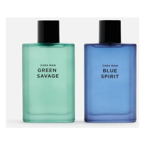 Zara Man Green Savage + Zara Man Blue Spırıt Edt 2X90 ml Erkek Parfüm Seti