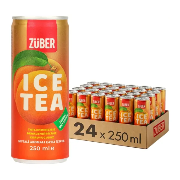 Züber Ice Tea Şeftali 250ml X 24 Adet