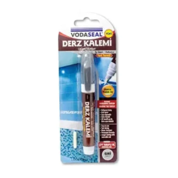 2 ADET Vodaseal Derz Kalemi Gri 1 Adet Yedek