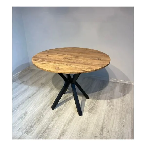 Bambeds Mobilya Yuvarlak Yemek Masası 70 x 70 cm A.çam - Atlantik Çam