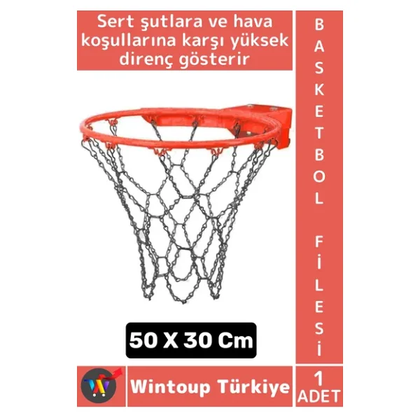 #Basketbol Profesyonel Spor Okulu Kurs Saha Antrenman Bahçe Dış Mekan Demir Zincir Basketbol Filesi