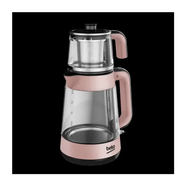 Beko CM 5964 R Floral Rose Gold 1900 W Cam Demlikli Çay Makinesi