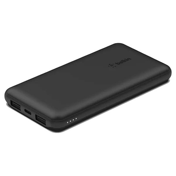 Belkin 10K Powerbank + Usb-C 15W Çift Usb-A 15Cm - C Kablo Taşınabilir Şarj Cihazı Siyah