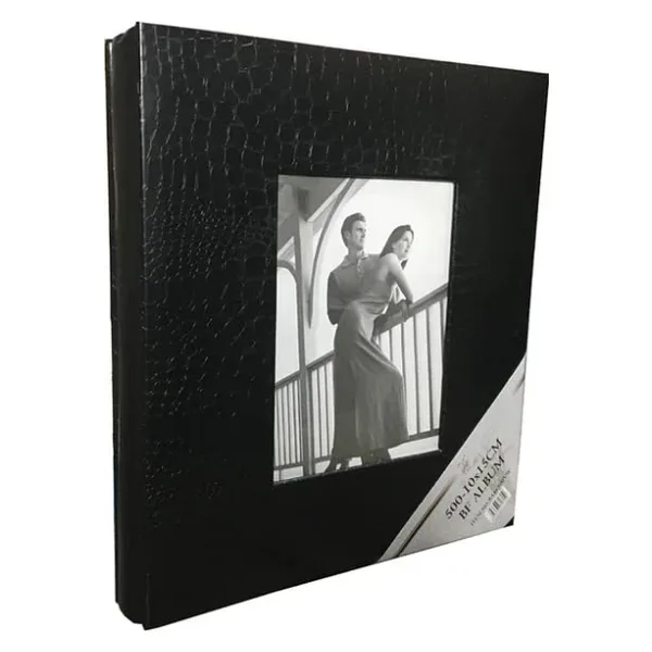 BF ALBÜM Fotoğraf Albümü Vinleks Deri 10x15 500'lük Siyah