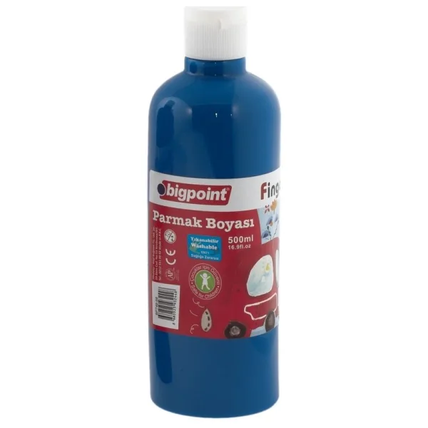 Bigpoint 500 ml Mavi Parmak Boyası
