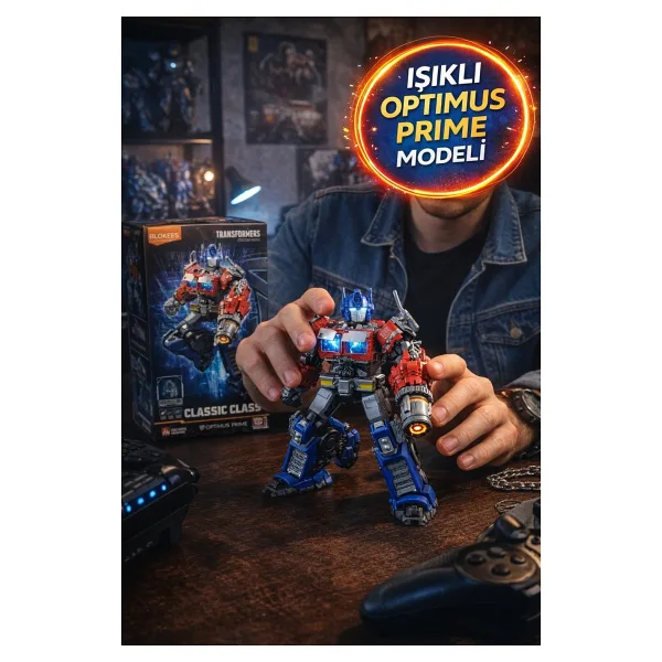 Blokees Transformers Classic Class 01 Optimus Prime Işıklı Figür