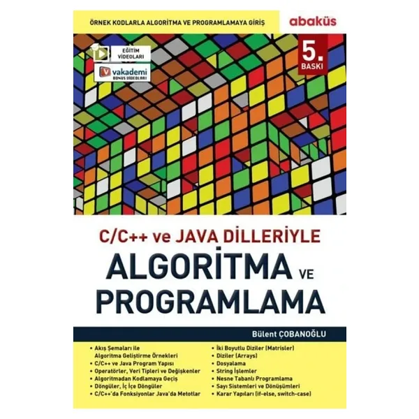 C C++ Ve Java Dilleriyle Algoritma Ve Programlama - Bülent Çobanoğlu