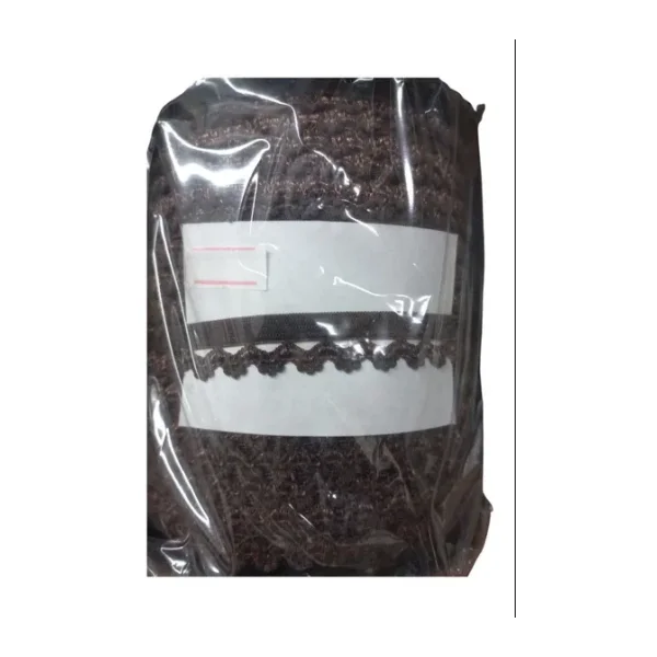 Çamaşır Lastiği Dantelli 1 Cm 1 Metre Kahverengi