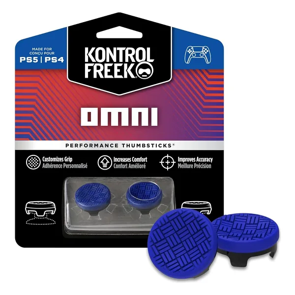 Cosmostech Kontrolfreek Omni Performance Thumbsticks - Ps4 & Ps5 Uyumlu - Low-Rise Analog Başlık
