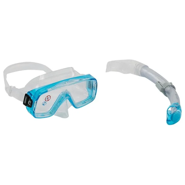 Cressi Sirena Maske Ve Mexico Şnorkel Set Blue-Clear
