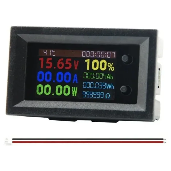 DC7200 7-200V 20A 9in1 Çok İşlevli Dijital Voltmetre Ampermetre