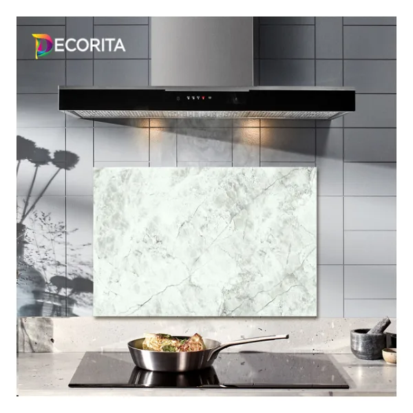 Decorıta Taş Görünümlü Cam Ocak Arkası Koruyucu