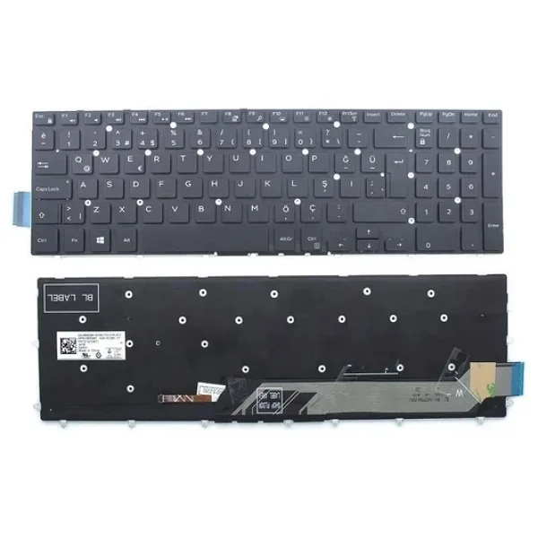Dell P89f (5505) Klavye Siyah Tr Işıklı