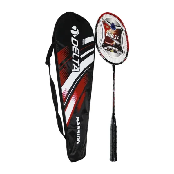 Delta Tek Parça Halinde Üretim Fiberglas Passion Badminton Raketi Ve Deluxe Badminton Çantası Seti