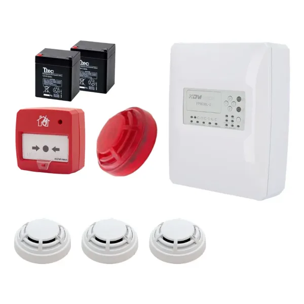 Dmtech Fp9000l-2-3 Konvansiyonel Sistem Yangın Alarm Seti 3 Lü