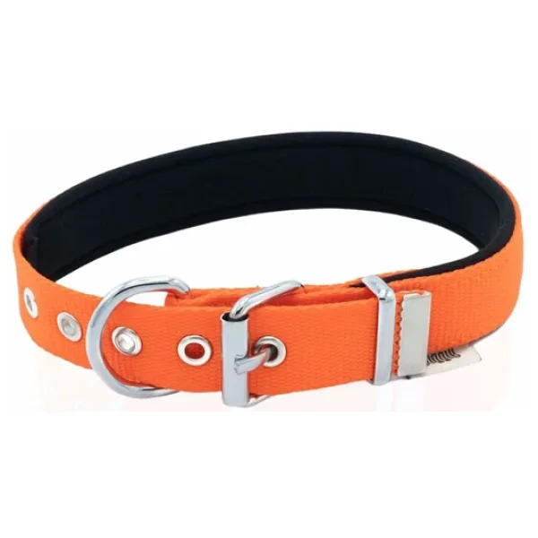 Doggie Konfor Dokuma Boyun Tasması Turuncu 2.5x42-50 cm (DSBT-2510 L)