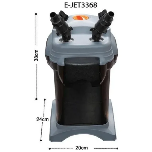 Ejet 3368 1600 lt/h 7.6 W Akvaryum Dış Filtre