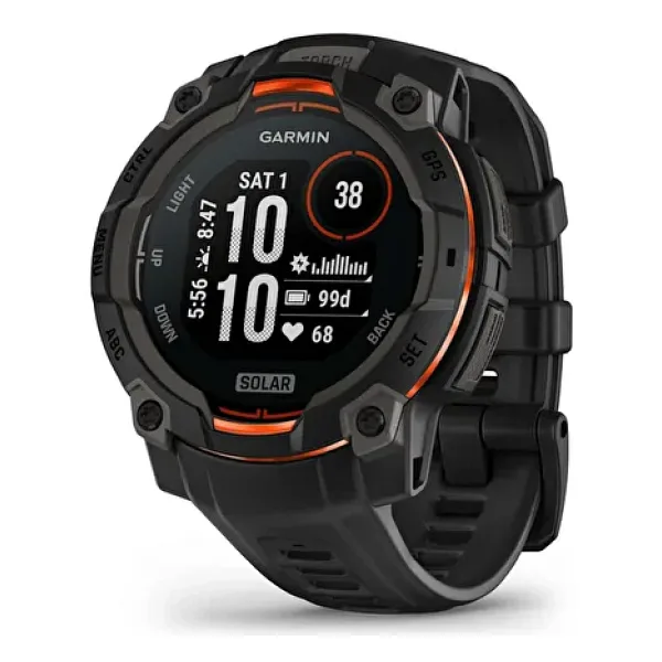Garmin Instinct 3 45mm Solar Siyah Akıllı Saat
