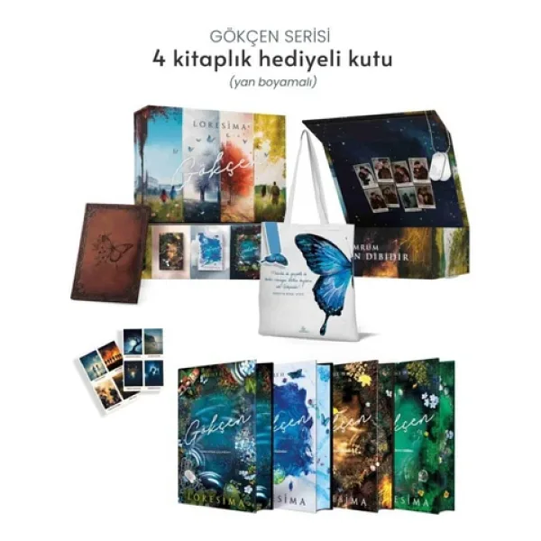 Gökçen Serisi (4 Kitap-Ciltli) - Loresima