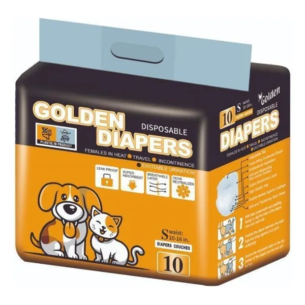 Golden Diapers Köpek Alt Bağlama Bezi Small