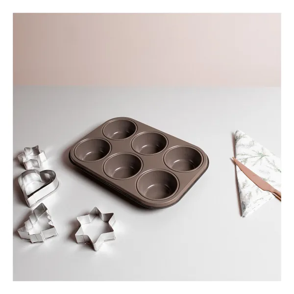 Guardini Anto 6'lı 27x18 cm Mini Muffin Kalıbı