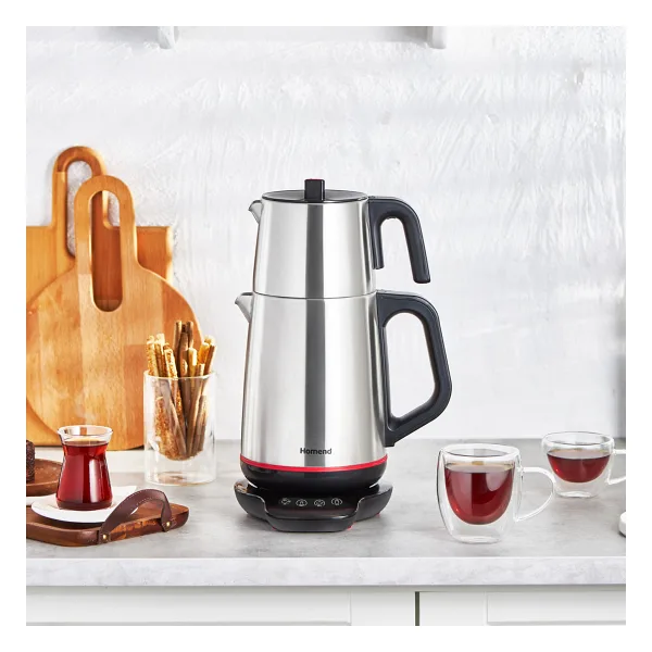 Homend 1708 Royaltea 1.9 LT Çay Makinesi inox