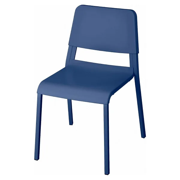 IKEA Plastik Sandalye, Mavi Renk Meridyendukkan Salon-Mutfak-Balkon Sandalyesi