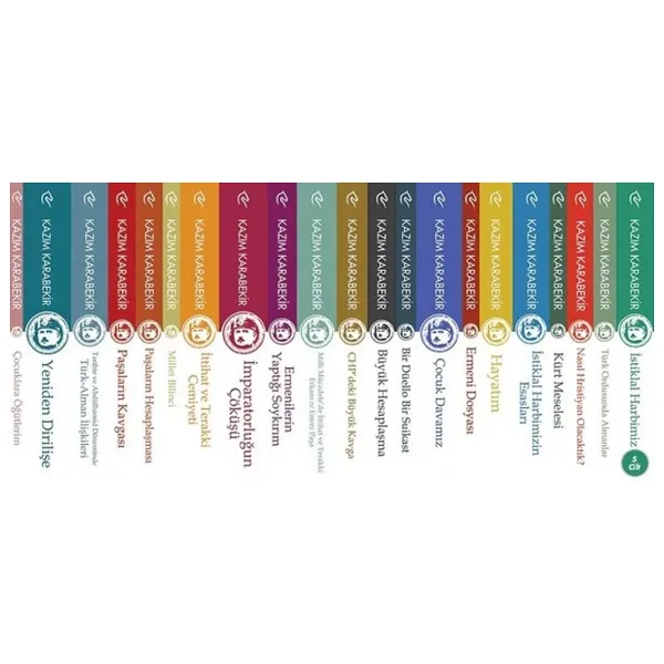 Kazım Karabekir Külliyatı Seti - 25 Kitap Takım
