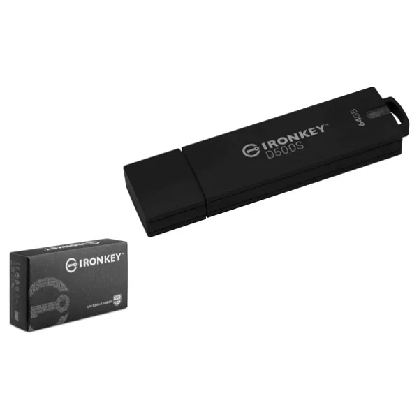 Kingston Ironkey D500s Ikd500s/64gb 64 GB Flash Bellek