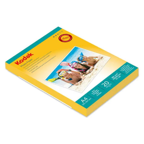 Kodak 180 gr/m2 20x30 A4 20 Adet Parlak Fotoğraf Kağıdı