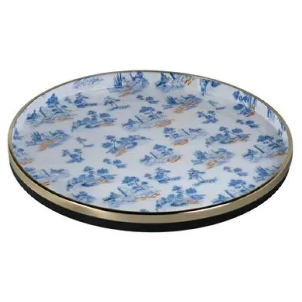 LuckyArt Florance Dekoratif Tepsi 36CM