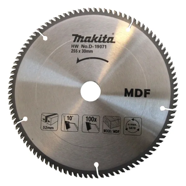 Makita D-19071 Tct Testere 255 x 30 x 100 t