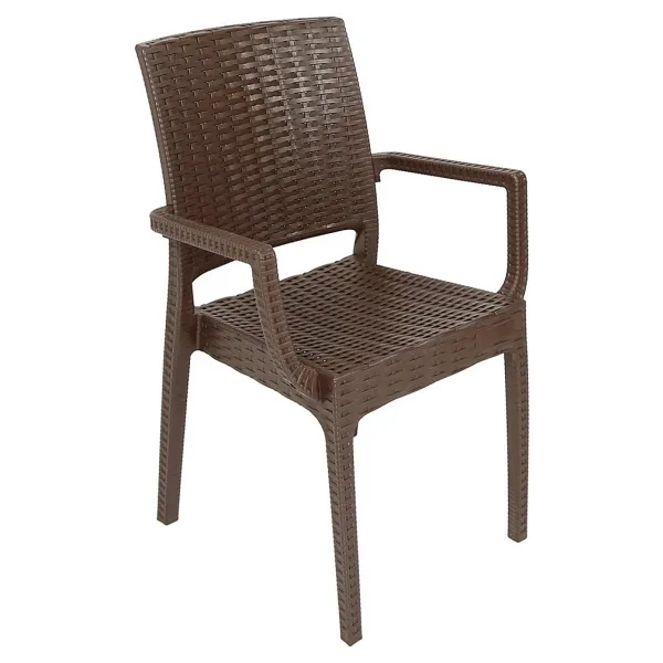 Mandella Elit Rattan Koltuk Kahverengi